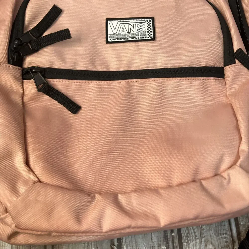 Vans Off The Wall Light Pink Backpack 17”x12” - Picture 6 of 14